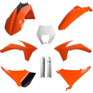 Polisport Off Road Full Ktm Exc/exc-f/xc-w/xc-fw (12-13) Oem 91462 Plastic Set