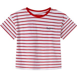 Pepe Jeansvoor meisjes. PG503128 Jeanne T-shirt rood (10años= 140cm), Casual, Katoen, Korte mouwen, kinderkleding