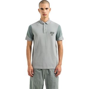 Armani Exchange 3dzflk_zjm5z Short Sleeve Polo Grijs XL Man