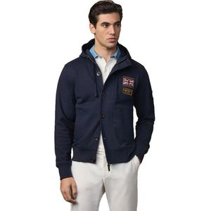 Hackett - HM5800013 Heritage Rally Jas - Marineblauw - Met Capuchon