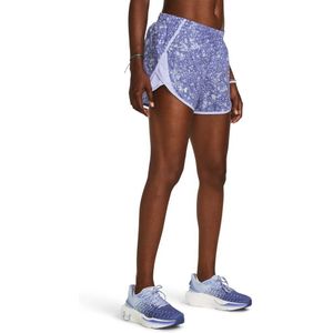 Under Armour Fly By 3´´ Printed Shorts Paars M Vrouw