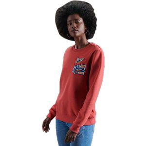 Superdry Standard Patch Sweatshirt Rood XS Vrouw