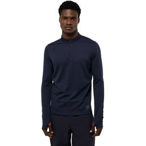 Jack Wolfskin Bike Commute Sweatshirt Met Halve Rits