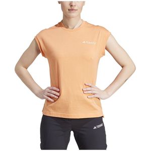Adidas Xpl Logo Short Sleeve T-shirt Oranje M Vrouw