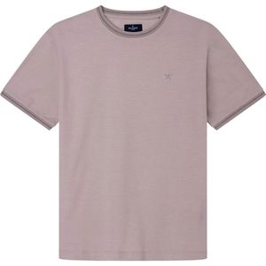 Hackett Pique Tipped T-shirt Met Korte Mouwen