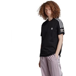 Adidas Originals Lock Up Logo Tech Short Sleeve T-shirt Zwart S Man