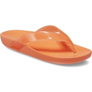 Crocs Splash Glossy Flip Flops Oranje EU 41-42 Vrouw