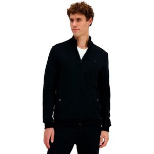 Le Coq Sportif - ESS T/T - Sweatshirt - Zwart - Met Rits