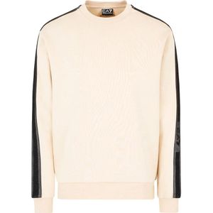 EA7 - 7M000140_AF12660 - Sweater - Beige - Katoen - Lange Mouwen