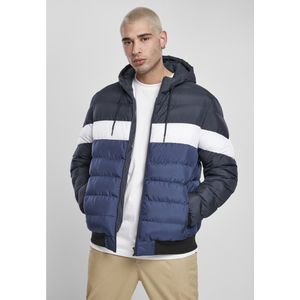 Urban Classics Colorblock Bubble Jacket Blauw L Man