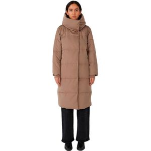 Object Louise Long Coat Roze XS Vrouw