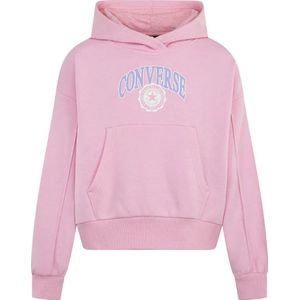 CONVERSE - Hoodie - Roze - Geruwd Molton