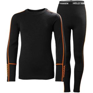 Helly Hansen Lifa Merino Midweight Set Junior Zwart 12 Years