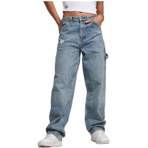 Superdry Vintage Carpenter Jeans Blauw 34 / 32 Vrouw