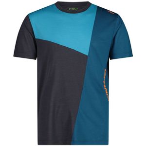 Cmp 33n5537 Short Sleeve T-shirt Blauw 3XL Man