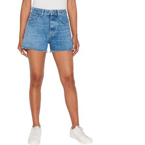 Pepe Jeans A-line Fit Denim Shorts Blauw 24 Vrouw