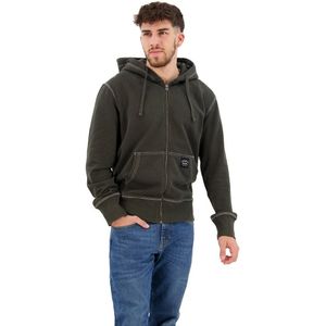 Superdry Contrast Stitch Sweatshirt Met Rits