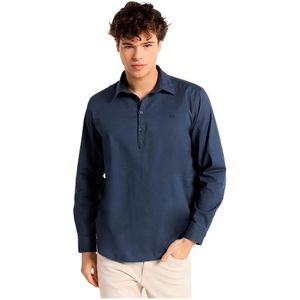 Lois - 145353843 - Poloshirt - Marineblauw - Lange Mouwen - Casual