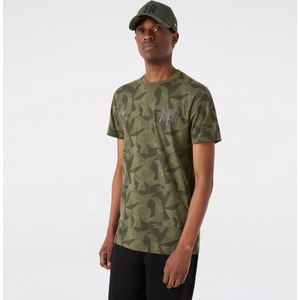 T-shirt - Geometric Camo Olive - New York Yankees