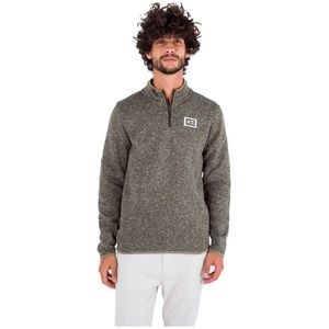 Hurley Mesa Ridgeline Half Zip Sweatshirt Grijs M Man