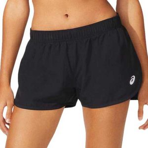 Asics Core Split Shorts Zwart M Vrouw