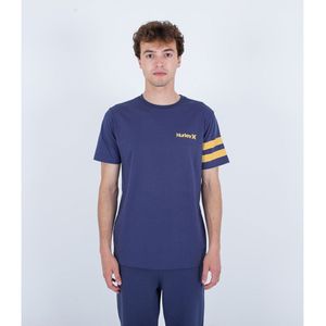 Hurley Oceancare Block Party Short Sleeve T-shirt Blauw 2XL Man