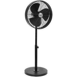 Tristar VE-5929 Metalen Statiefventilator Zwart 40 cm/90-128 cm/50W