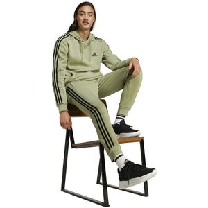 Adidas Essentials Fleece 3 Stripes Tapered Cuff Joggers