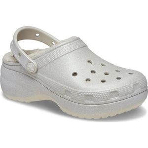 Crocs - Classic Platform Klompen - Glitter - Zwart - Kunststof