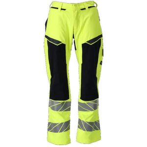 Mascot - 21379-281 - Werkbroek - Hi-Vis Geel/Donkermarine - Met Kniezakken