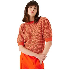Garcia N40242 Short Sleeve T-shirt Oranje XS Vrouw