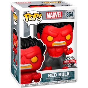 Funko Pop Marvel Red Hulk Exclusive Figure Rood