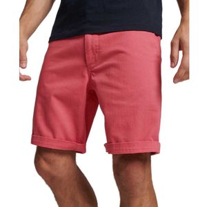 Superdry Vintage Officer Chino Shorts Rood 30 Man