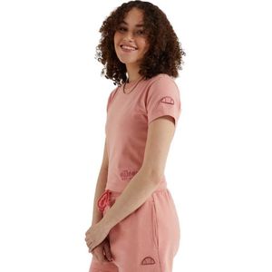 Ellesse Dropper Cropped Short Sleeve T-shirt Roze 10 Vrouw