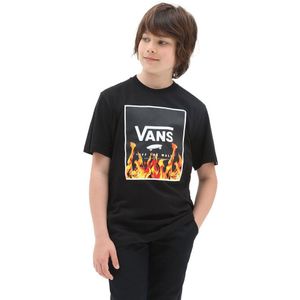 Vans By Print Box Boys Short Sleeve T-shirt Zwart S Jongen