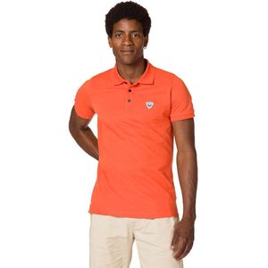 Rossignol Logo Short Sleeve Polo Oranje M Man