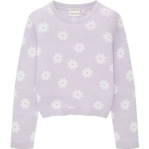 Tom Tailor Cropped Flower Jacquard Knit Trui