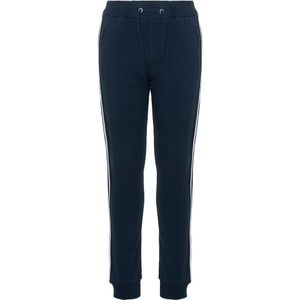 NAME IT KIDS Joggingbroek met Zijstreep Donkerblauw