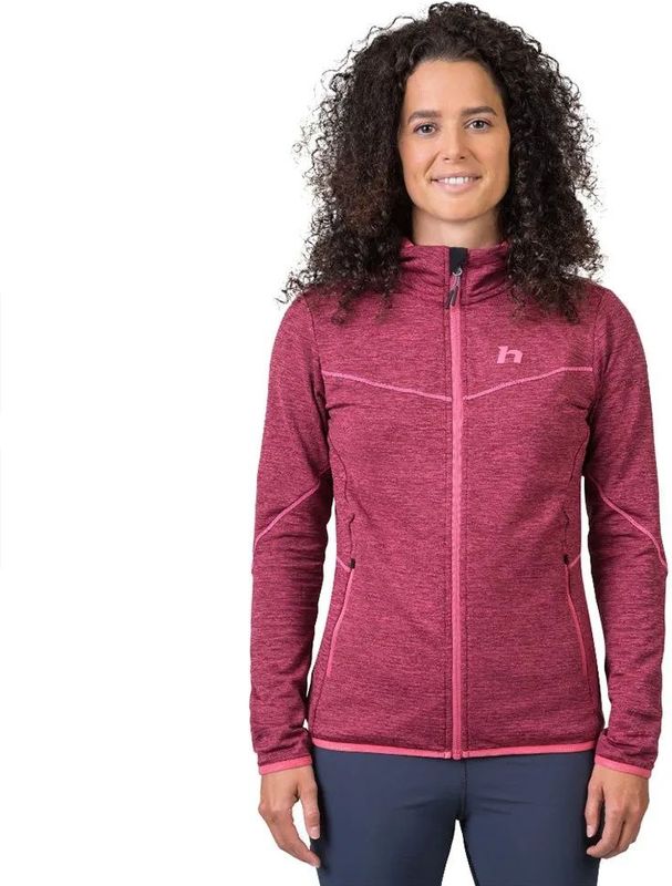 Hannah - Dagnys - Hoody - Roze - Fleece Met Volledige Rits