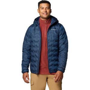 Columbia - Delta Ridge II Down Hooded Jacket - Donsjack - Marine Blauw