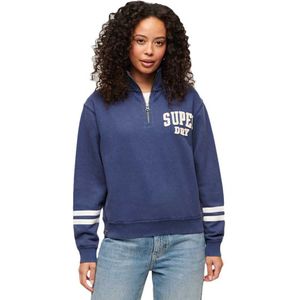 Superdry Athletic Applique Sweatshirt Met Halve Rits