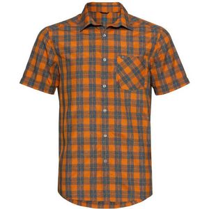 Odlo Chemise Mc Mythen Short Sleeve Shirt Oranje M Man