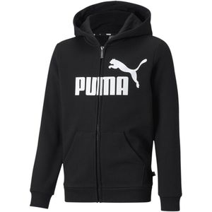 Puma Essential Full Zip Sweatshirt Zwart 12-24 Months Jongen