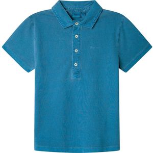 Pepe Jeans - PB540987 - Polo - Blauw - Katoen - Korte Mouwen