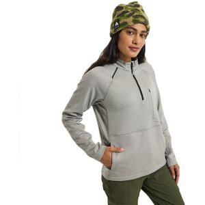 Burton Multipath Grid Half Zip Sweatshirt Grijs XL Vrouw