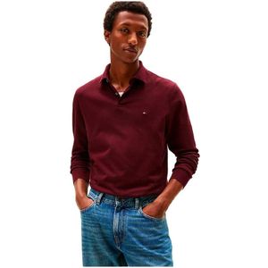 Tommy Hilfiger - Poloshirt - Effen - Katoenmix - Gestikt Logo