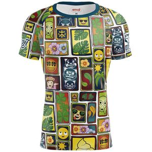 Otso Emoji Portrait Short Sleeve T-shirt Veelkleurig XL Man