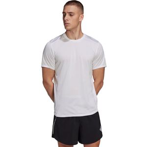 Adidas D4r Short Sleeve T-shirt Wit S / Regular Man