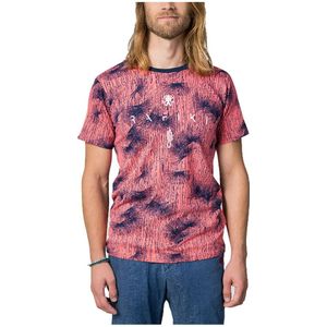 Rafiki Slack Print Short Sleeve T-shirt Roze L Man
