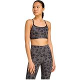 adidas - Powerreact Essentials Print - Sportbeha - Luipaardprint - Lage Impact